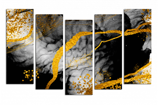 Модульная картина Золото